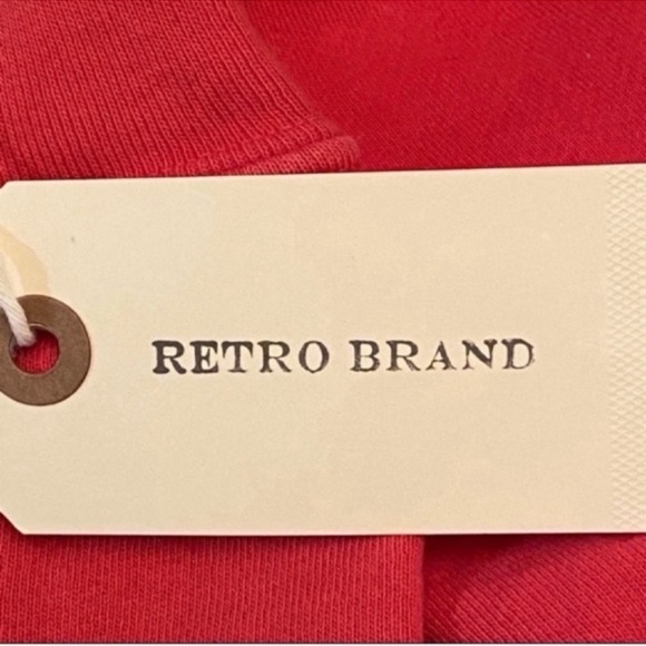 NEW Retro Brand Anthropologie Long Beach CA Skate Patrol Sweatshirt Red XS - Picture 10 of 10